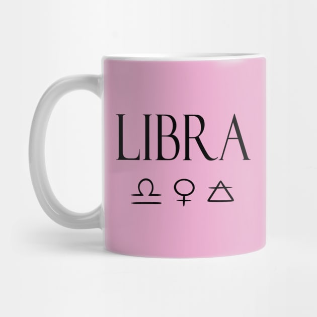 Libra Glyph Planet Element by Generation Last